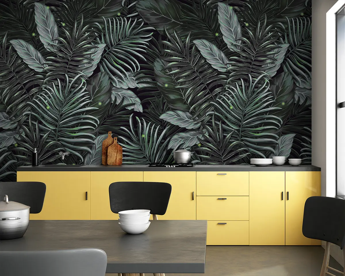 murales de pared Hojas u95936