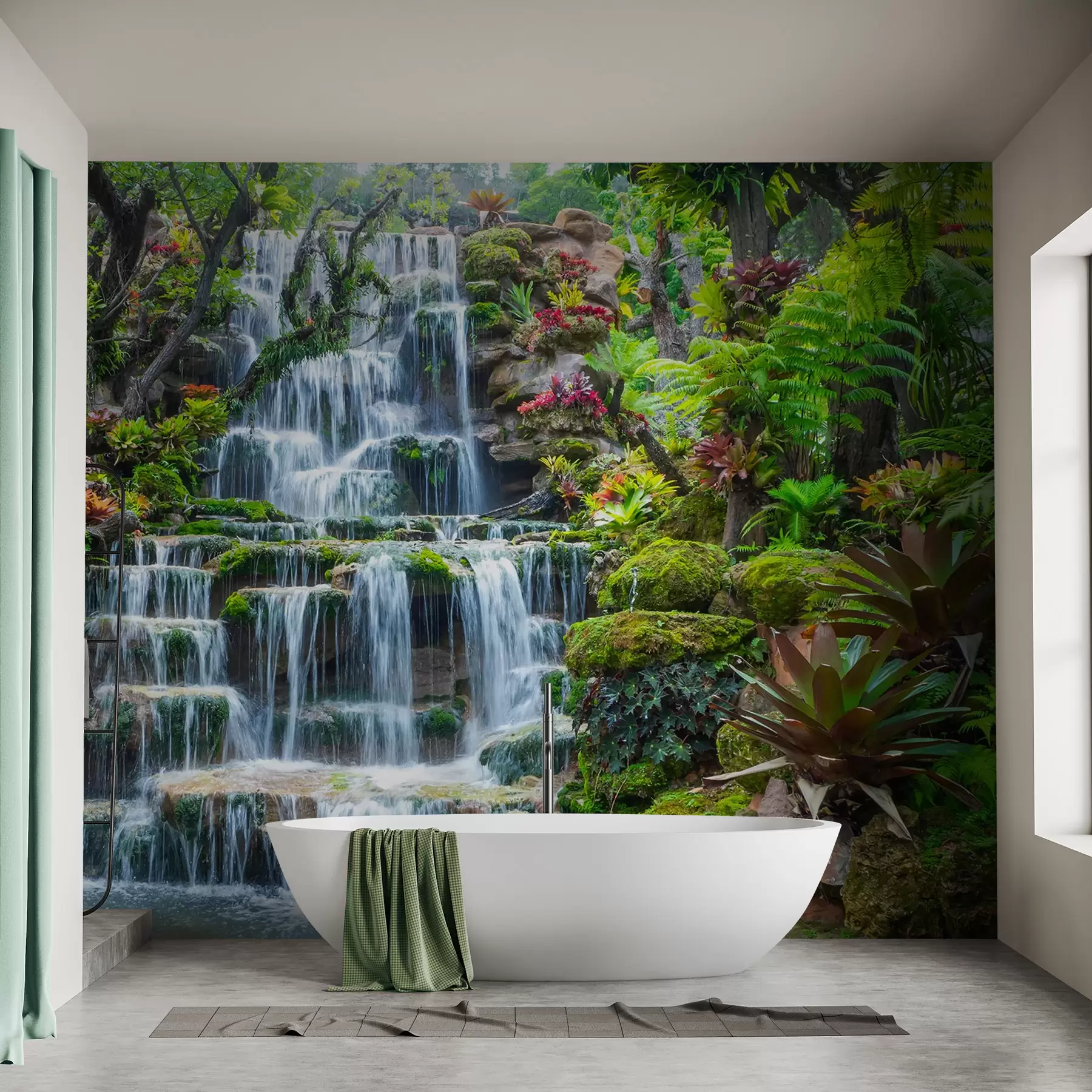 murales de pared Agua, planta y comunidad vegetal u17843