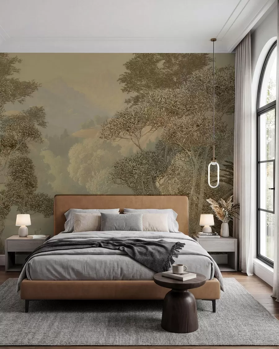 murales de pared Paisaje de tapiz tropical u97403