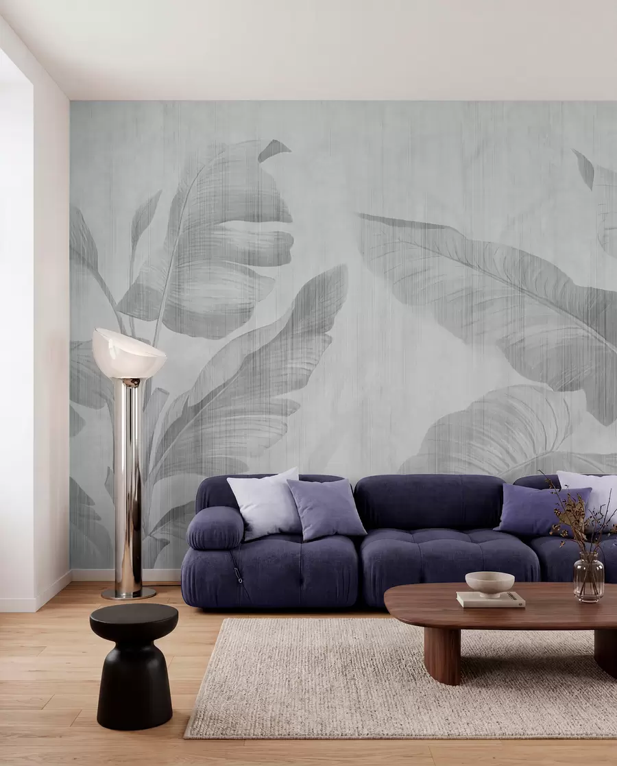 murales de pared Sombras de banano plateadas u00299v3