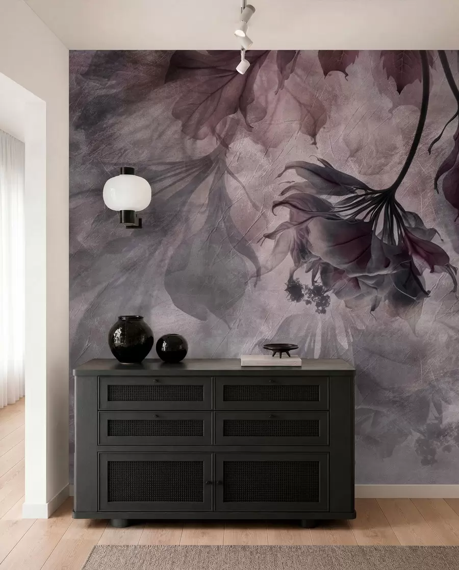 murales de pared Ramas en sombra ciruela u93927v3