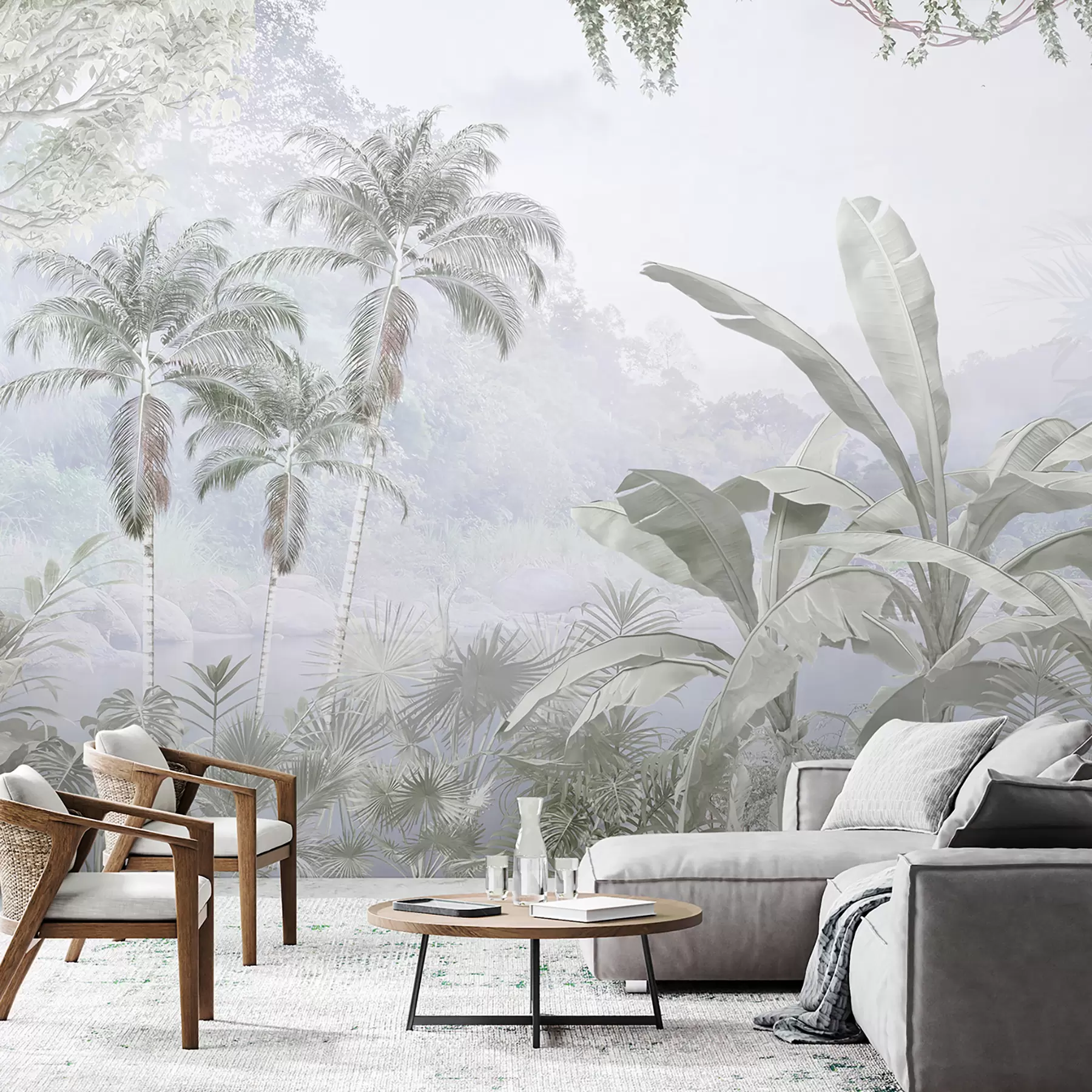 murales de pared Un bosque tropical u97644