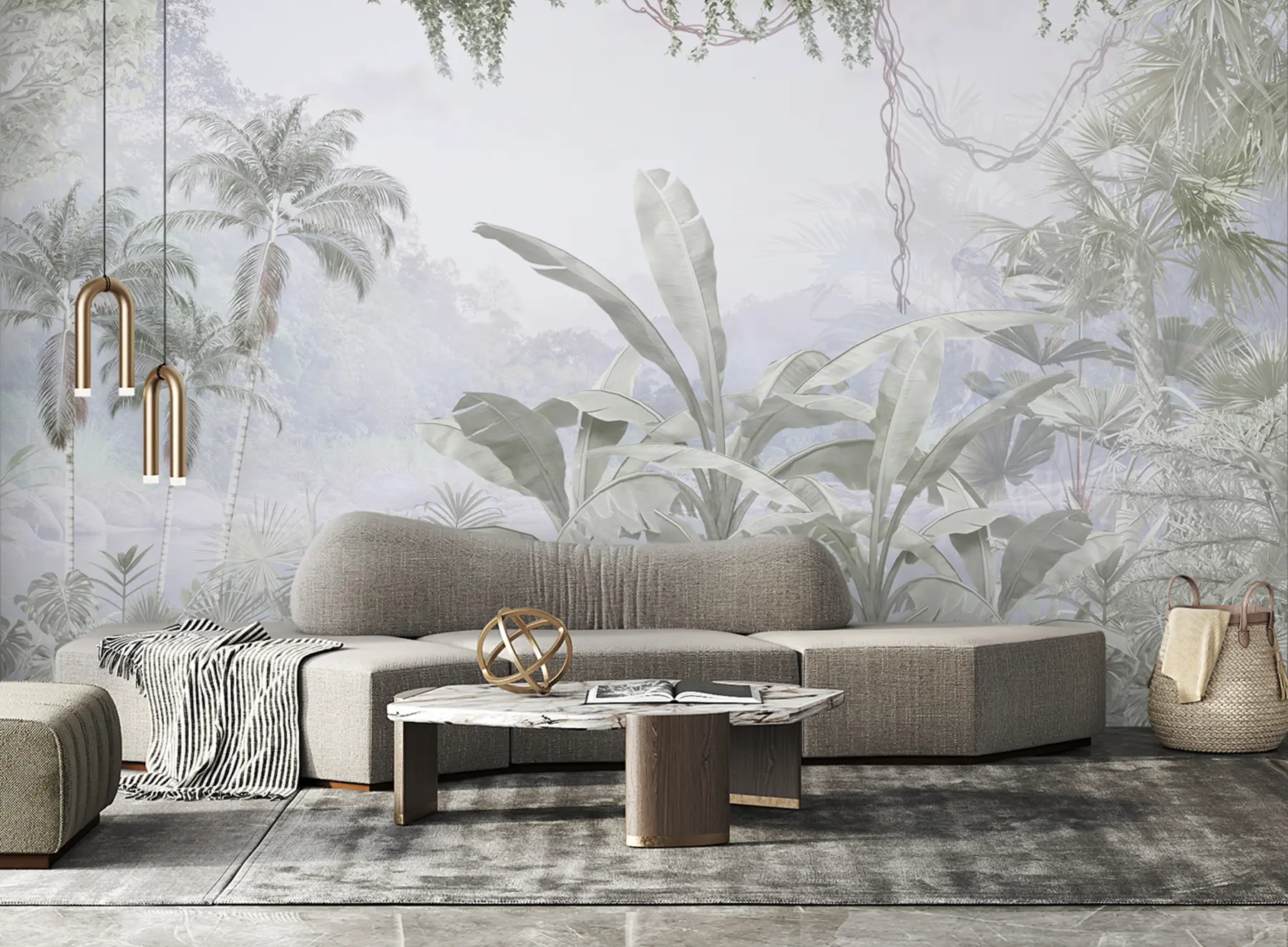 murales de pared Un bosque tropical u97644