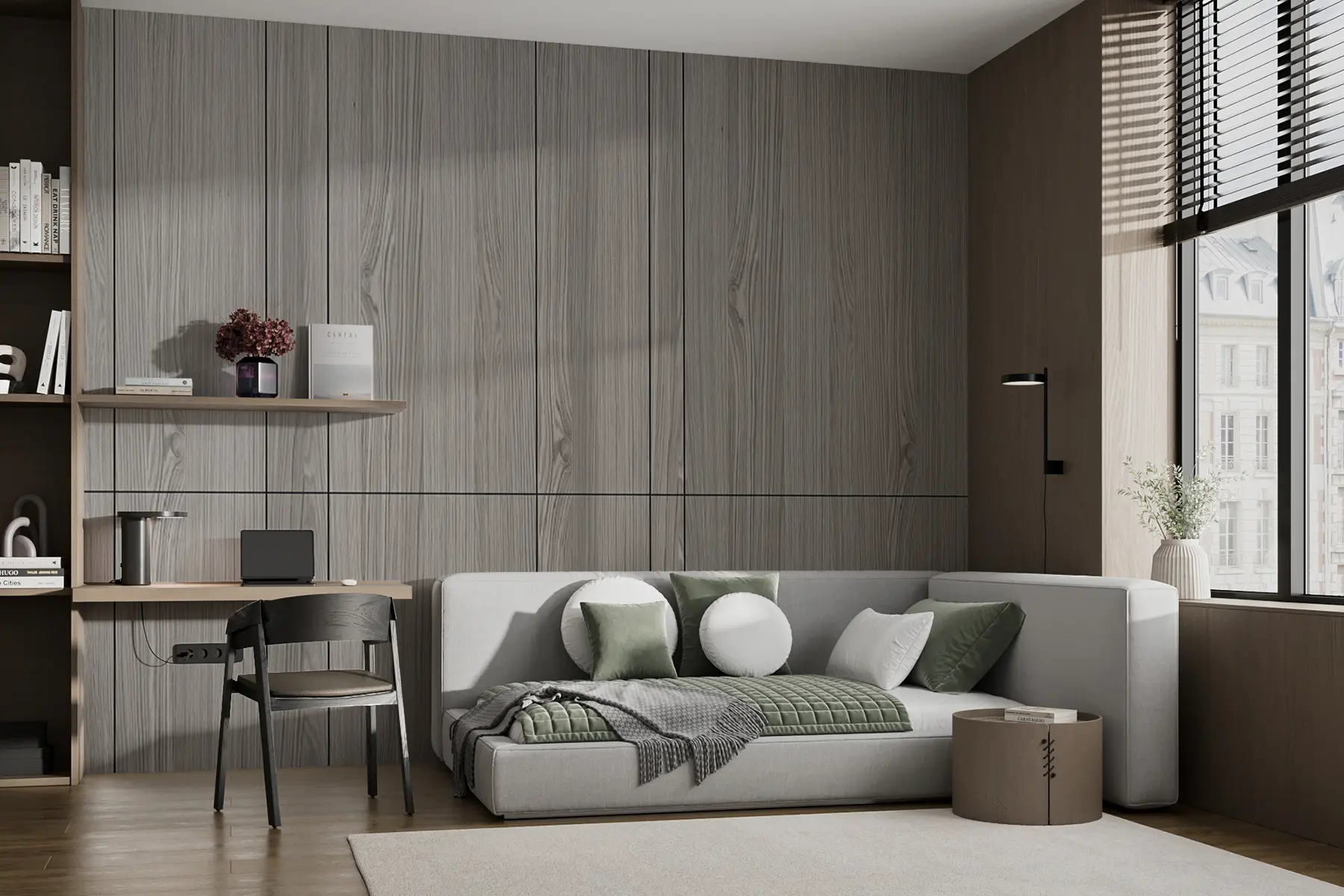 murales de pared Paneles de madera u97466