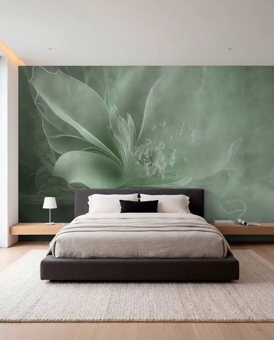 murales de pared Velo de pétalos salvia u93944v3