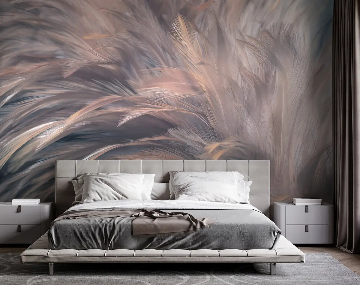 murales de pared Plumas u96992