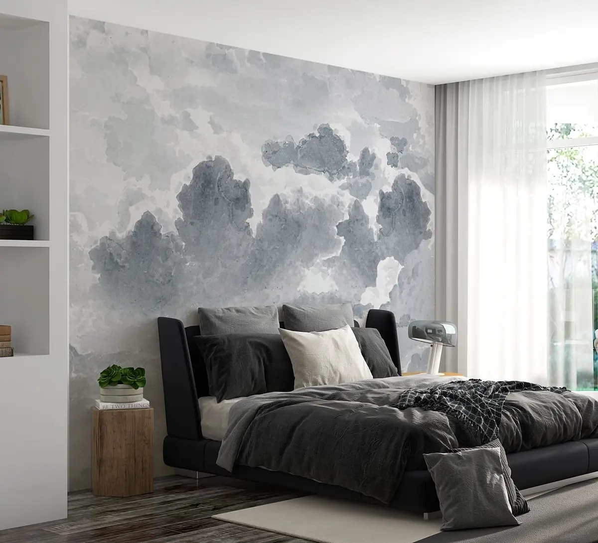 murales de pared Nubes grises u98797