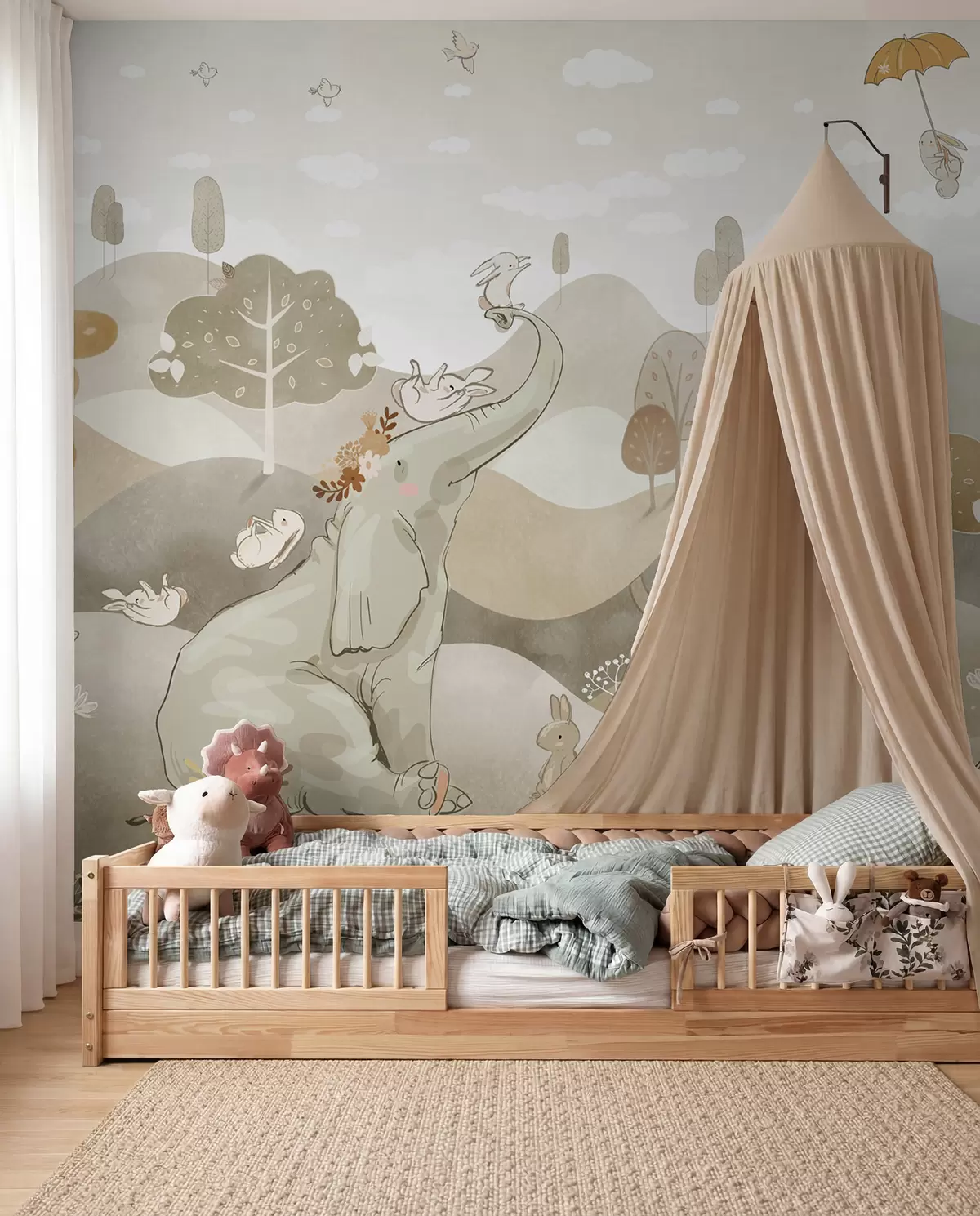 murales de pared Libro de cuentos del bosque u98695