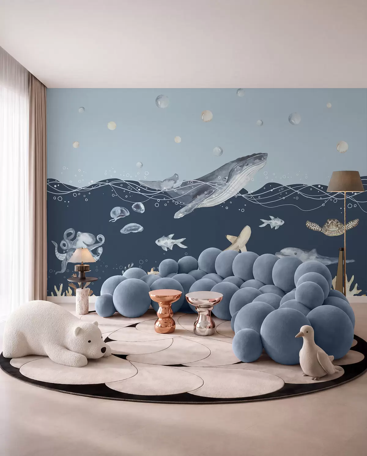 murales de pared Ballena y sueño u98902