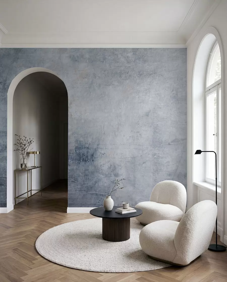 murales de pared Hormigón azul denim u47663v3
