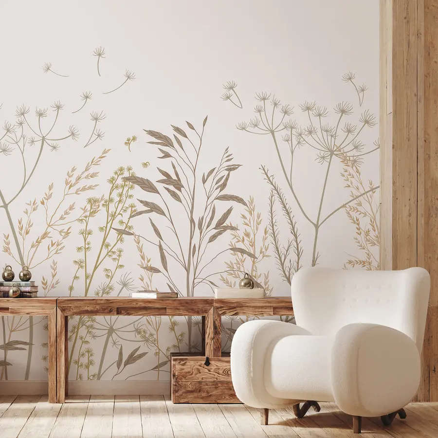 murales de pared Hierba silvestre u99011