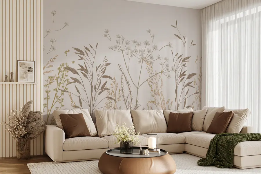 murales de pared Hierba silvestre u99011