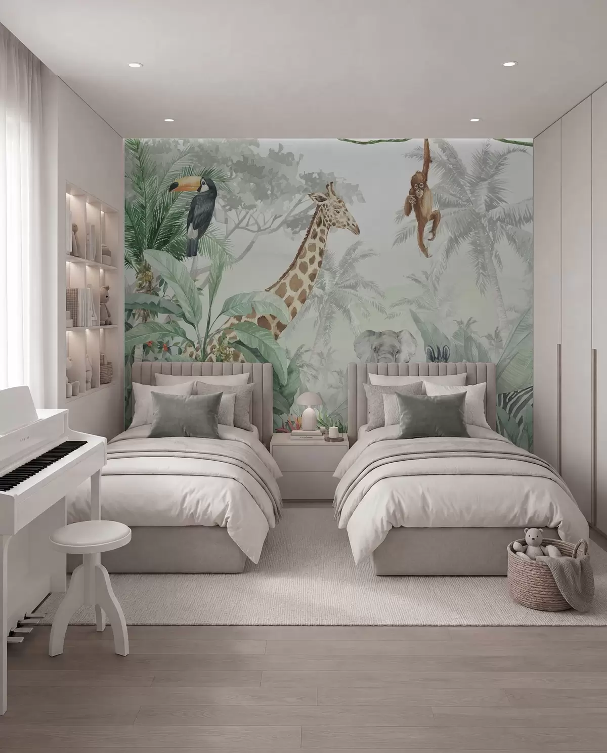murales de pared Encuentro en la selva I u74709d1