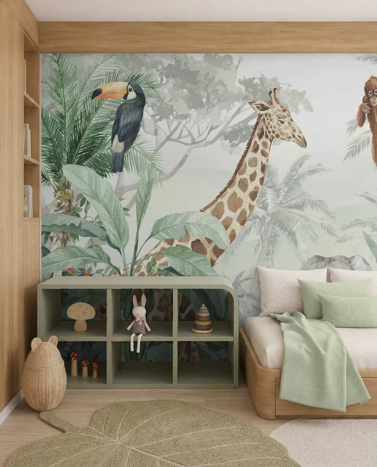 murales de pared Encuentro en la selva I u74709d1