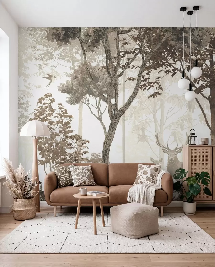 murales de pared Bosque mágico u72134d1