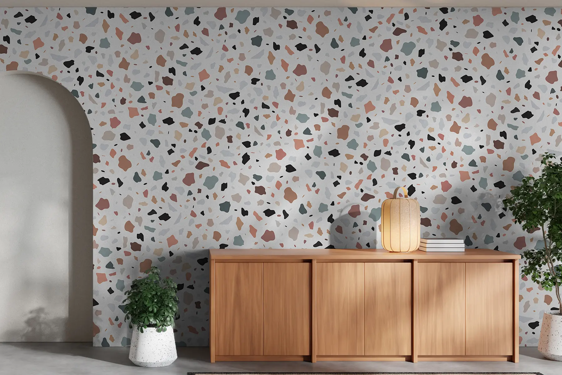 murales de pared Mosaico de terrazo u99671